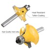 1/4 Inch Shank Round-Over Router Bits Corner Rounding Edge-Forming Roundover