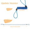 Reminder Cable,YOFUNTLE [2 Pack] Disc Lock Cable,Security Steel Wire Spring