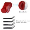 Cedmon Anti Sweep Theft Stop Lock 100 Pcs 6mm Red
