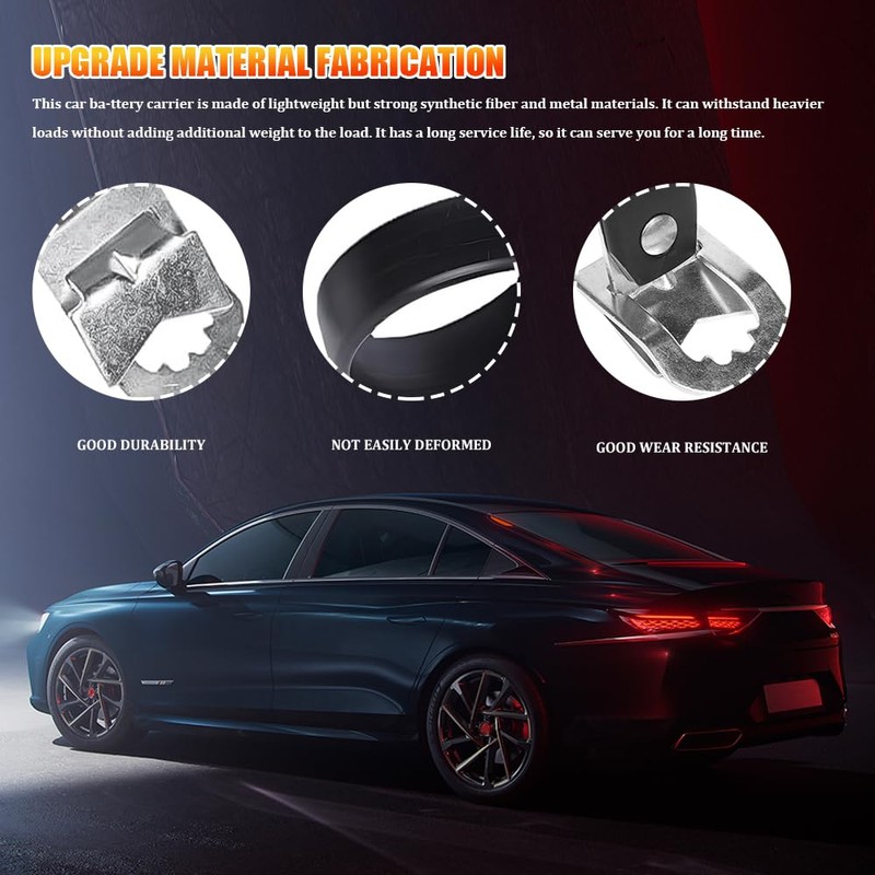 Car Battery Carrier Strap, Car Battery Carrier, Metal Heavy Duty