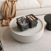 6 Pack Plastic Breathable Storage Baskets with Lids, Gray
