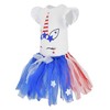 Unicornio de 4 de julio para bebé, 2 piezas, con