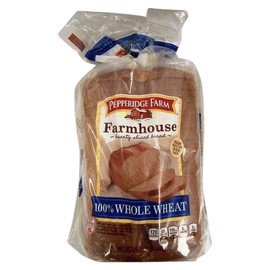 Pepperidge Farm Farmhouse 100% Whole Wheat 24 oz (Pack of 2)