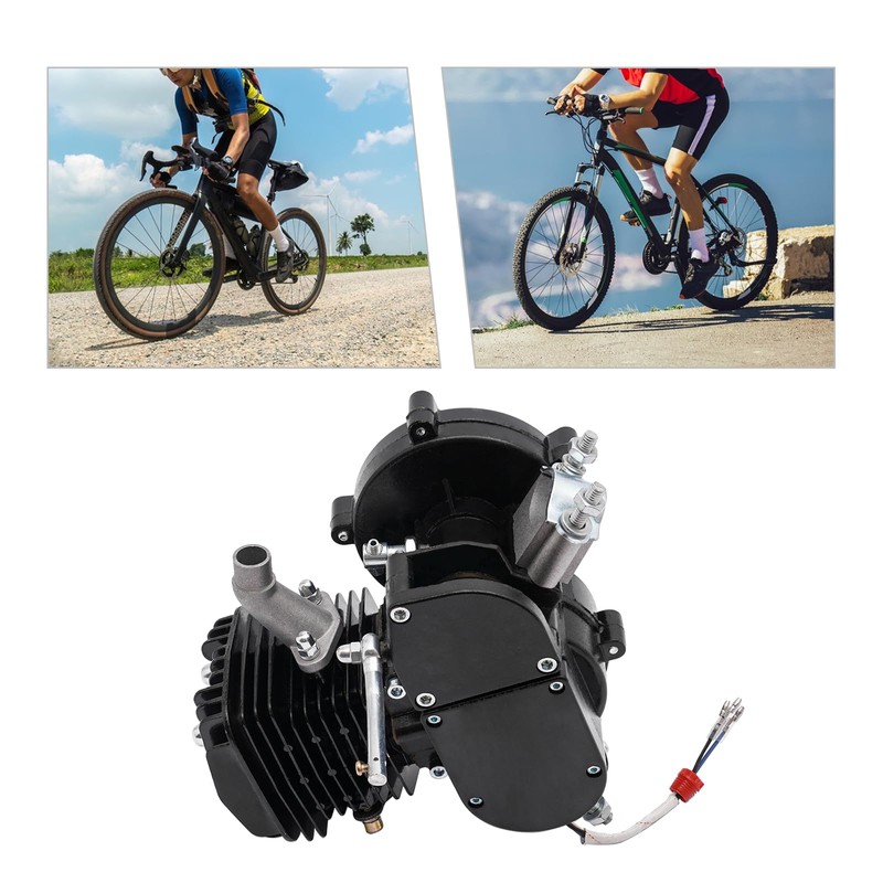 KONKENIE 80CC 2-Stroke Petrol Gas Motor Engine Bike Single Cylinder