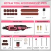 HARDELL Rotary Tool Kit - 180W Corded Power Rotary Tool
