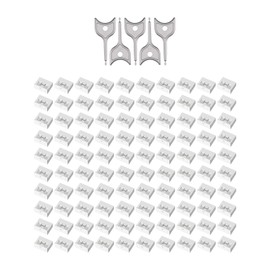 100PCS USB-A Port Blockers with 5 Keys-Removable Type-A Data Protection - Dust & Moisture Resistant Shield for Laptops, PCs, Gaming Devices & Tamper Protection（White）