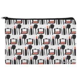 Makeup Lipstick Compact Eyeshadow Mascara Drawing Makeup Cosmetic Bag Organizer Pouch