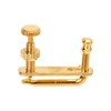5PCS Violin Fine Tuner Golden Metal Glossy Surface Violin Fine