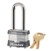 Master Lock 3DLH Outdoor Padlock with Key, 1 Pack
