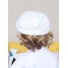 mintgreen Children's Flat Cap Baby Boys Herringbone Tweed Peaked Cap