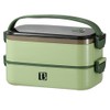 1.4L Detachable Lunch Box 304 Stainless Steel Double Layer 3