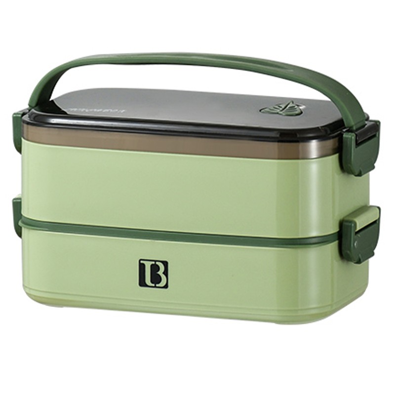 1.4L Detachable Lunch Box 304 Stainless Steel Double Layer 3