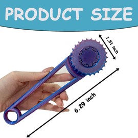 Paper Cutter, Single Hole Punch for Crafts, Hole Pliers, Rotary Cardboard Perforator Tool for Laminate, Film, Cardboard, Cardboard Hole Opener, Suitable for Storage Packaging (Pack of 2)