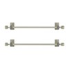 2 Pack Magnetic Curtain Rod for Metal Doors Windows,16 to