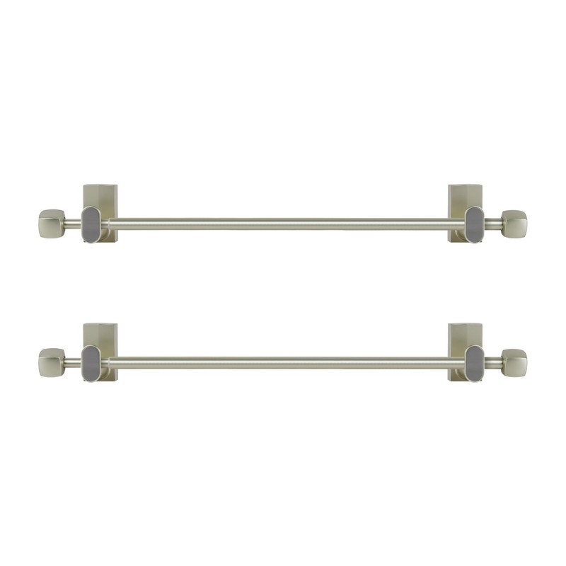 2 Pack Magnetic Curtain Rod for Metal Doors Windows,16 to