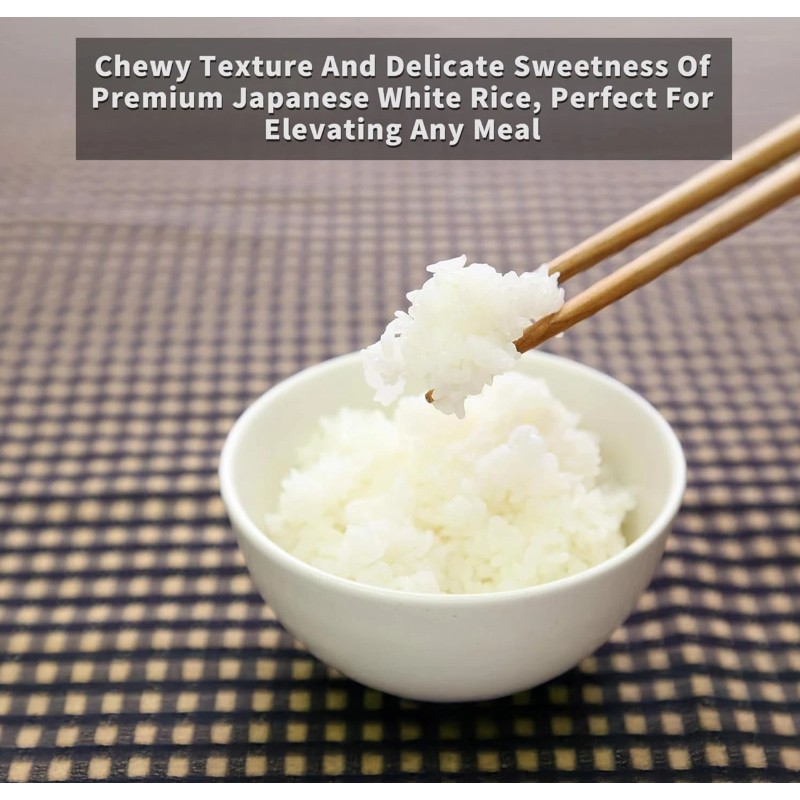 Kagayaki Japan Premium White Sushi Rice, Milled Short Grain from