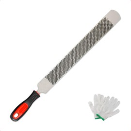 Loyzen 18 Inch Hoof Rasp, Horseshoe File, Farrier File Tool, Carbon Steel, Suitable for Horse, Cow, Goat, Animal Hooves