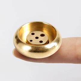 Formemory Incense Stand, Mini Incense Burner, Incense Burner, Altar Incense Burner, Brass, Incense Holder, Stylish, Incense Burner, Office, Entryway, Interior, Grave, For Buddhist Altar, Brass, Eight