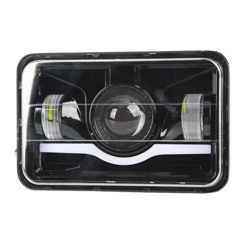 Truck Front Square LED Headlight with High Low Beam DRL