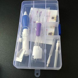 SUPVOX Embroidery Punch Needle Kit Stitching Embroidery Pen Set Knitting Sewing Tools