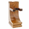 3-Piece Wooden Shaving Set for Men Silver Tip Badger Hair