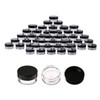 50 Pcs Cosmetic Jars Empty Plastic 5 Gram Makeup Containers