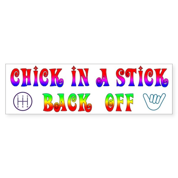 CafePress Sticker (Bumper) 10"x3" Rectangle Vinyl Bumper Sticker Car Decal