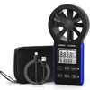 CFM Wind Speed Meter, AIOMEST Rechargeable HVAC Anemometer Measuring Wind