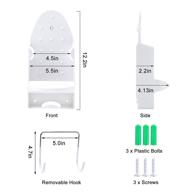 Pensino Ironing Board Hanger Wall Mount Ironing Holder Iron Hanger