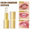Colour Changing Lipstick, Long-Lasting & Transfer-Proof Lip Stick with Gold