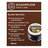 FIBERTEC Black Wax Shoe Care, Black 100 ml