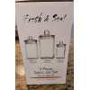 Fresh & Seal - 3-piece Glass Spice Jar Set -