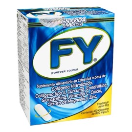 Suplemento Fy 60 Capsulas Colágeno Hidrolizado