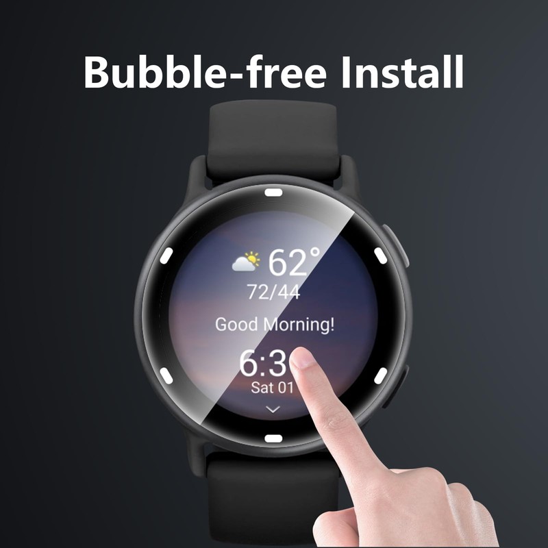 Yenwen Screen Protector for Garmin Vivoactive 5, Bubble-Free Screen Protector,