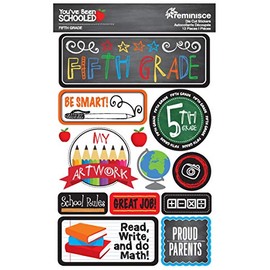 Reminisce BEEN SCHOOLED STCKRS 5TH GRADE, us:one size