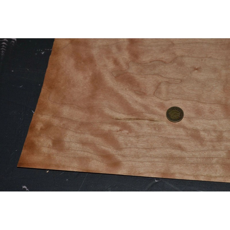 Unbranded Cherry Wood Veneer Sheet 12 x 24 inches 1/42nd