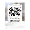 Card for jazz bar regular, Happy Birthday Gifts for Men