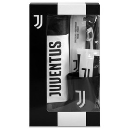 Naturaverde | Kids - Football Team - Juventus Oral Care Kit, Spazzolino da Denti Manuale con Setole Medie, Dentifricio alla Menta da 75ml, Bicchierino con Logo e Astuccio con Logo