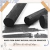 Gueevin 10 Pcs Jumbo Willow Charcoal Sticks 0.79-0.94 Inch Large