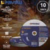 PRVEW 10-Pack Cut Off Wheels 9-Inch, 9"x0.075"x7/8" Quality Cutting Disc,