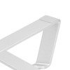 Laptop Stand Aluminum Alloy Silver Foldable Design Regulable Height Heat