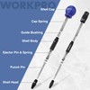 WORKPRO 2PCS Automatic Center Punch with an Extra Replacement Tip,