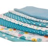 7pcs DIY patchwork cotton fabric in squares, cotton cloth, package