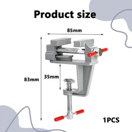 Nuqin Mini Bench Vice Table Clamp Small Bench Vise for Workbench Small Vice Clamp for Polishing Jewelry Carving Clock Repair Model Making Electronic Product Repair Manual Carving