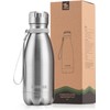 koodee 12 oz Water Bottle for Kids, Stainless Steel Double