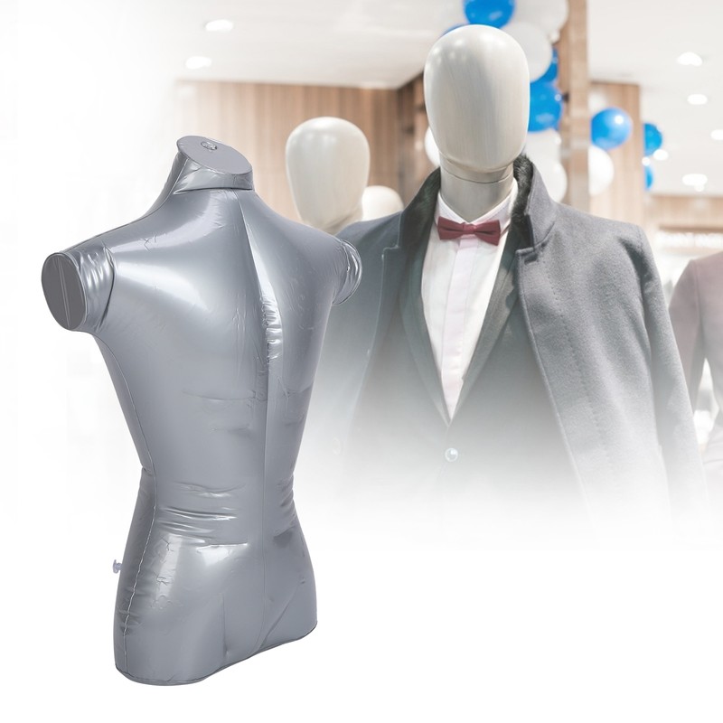 Male Inflatable Mannequins Model Upper Body Clothing Window Display Rack