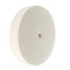 JUNLIXN 8 Inch Soft Wool Buffing Wheel - 5/8 Inch