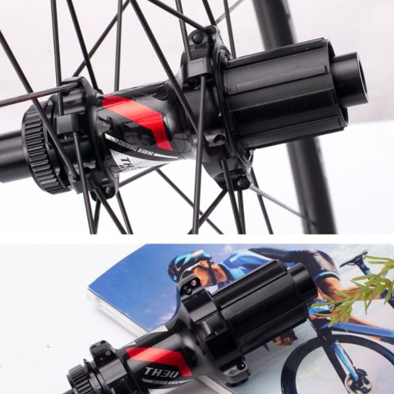 1 Pair Road Bike Hub Disc Brake 4 Bearing Straight