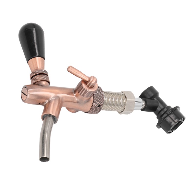 G5/8 Beer Faucet Brass Stainless Steel Beer Tap Adjustable Beer