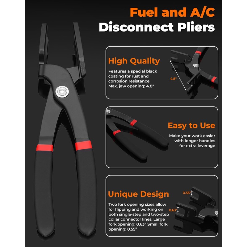 MateAuto 27 Piece Fuel Line Disconnect Tool Set